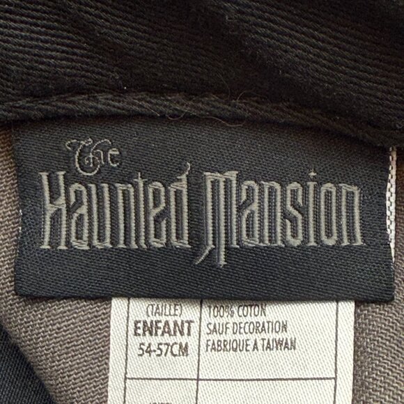 Disney Haunted Mansion Welcome Foolish Mortals Gargoyle Adj Youth Cap Gray (B) - Picture 9 of 12